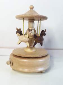 Merry-Go-Round Wooden Music Box Movements