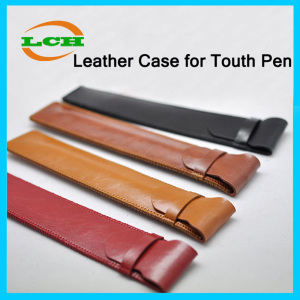 Shockproof PU Leather Protective Case for iPhone Touch Pen